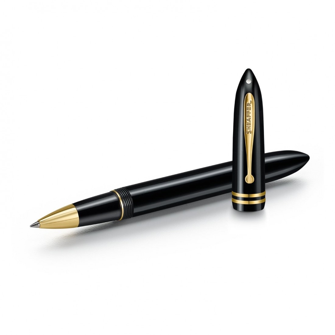Sheaffer Balance III E893 Glossy Black with Gold trims rollerball