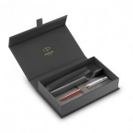 Parker Jotter Core Chelsea Orange CT Ballpen and Black Pouch P