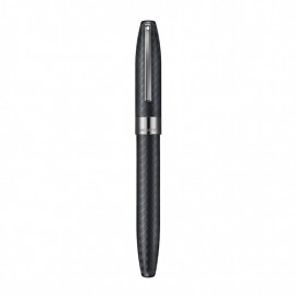 Sheaffer Legacy Chevron 9066 Matte Black Fountain Pen with PVD Gunmetal Inlaid Nib and Trims