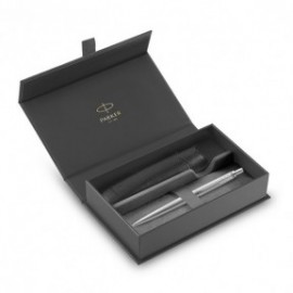 Parker Jotter XL Grey GT Balllpen and Black Pouch P