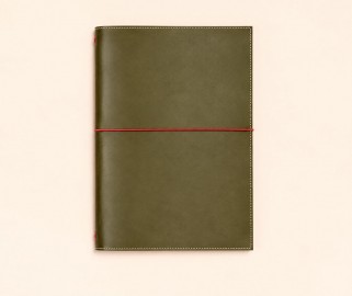 Paper Republic A4 Leather Portfolio Botany Green