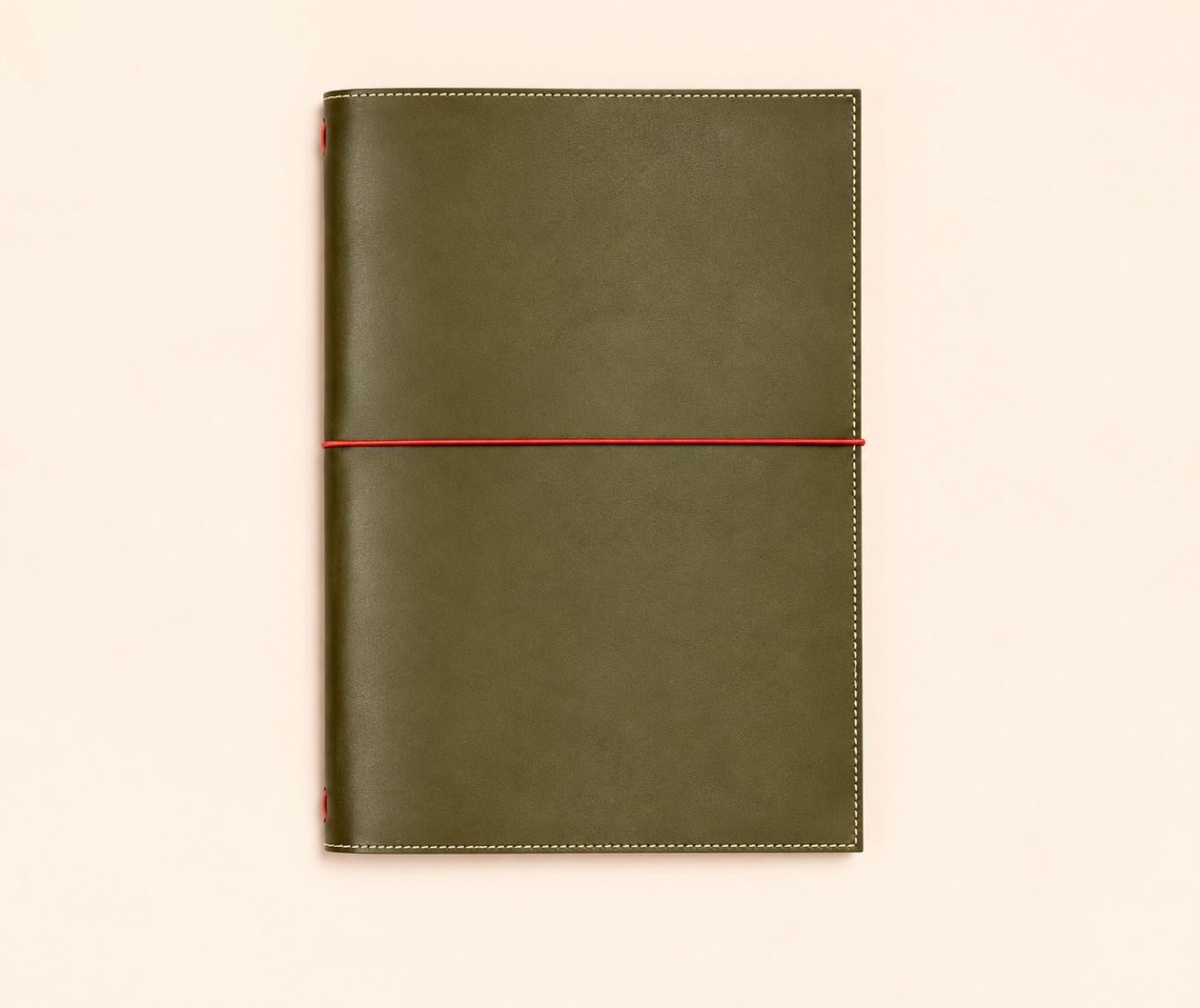 Paper Republic A4 Leather Portfolio Botany Green