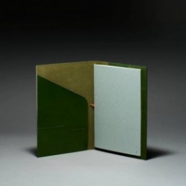 Paper Republic A4 Leather Portfolio Botany Green