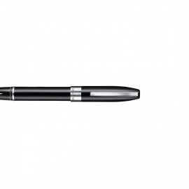 Sheaffer Legacy 9064 Glossy Black Inlaid Nib Fountain Pen with Chrome-Plated Trims