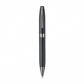 Sheaffer Legacy Chevron 9066 Matte Black Ballpoint Pen with PVD Gunmetal Trims