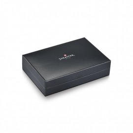 Sheaffer Legacy Chevron 9066 Matte Black Ballpoint Pen with PVD Gunmetal Trims