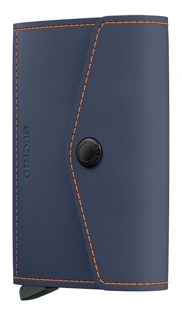 SECRID ENVELOP WALLET EM Matte Night Blue and Orange