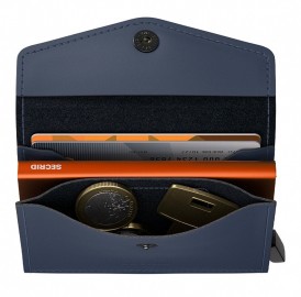 SECRID ENVELOP WALLET EM Matte Night Blue and Orange