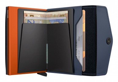 SECRID ENVELOP WALLET EM Matte Night Blue and Orange