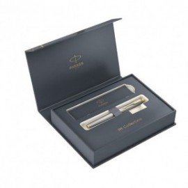 Parker IM Core Brush Metal GT Rollerball Gift Pack