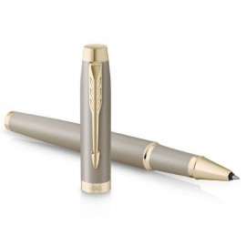 Parker IM Sandstone CHT Set Rollerball and Notebook