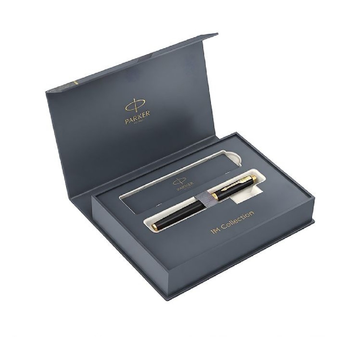 Parker IM Core Laque Black GT Rollerball Gift Pack