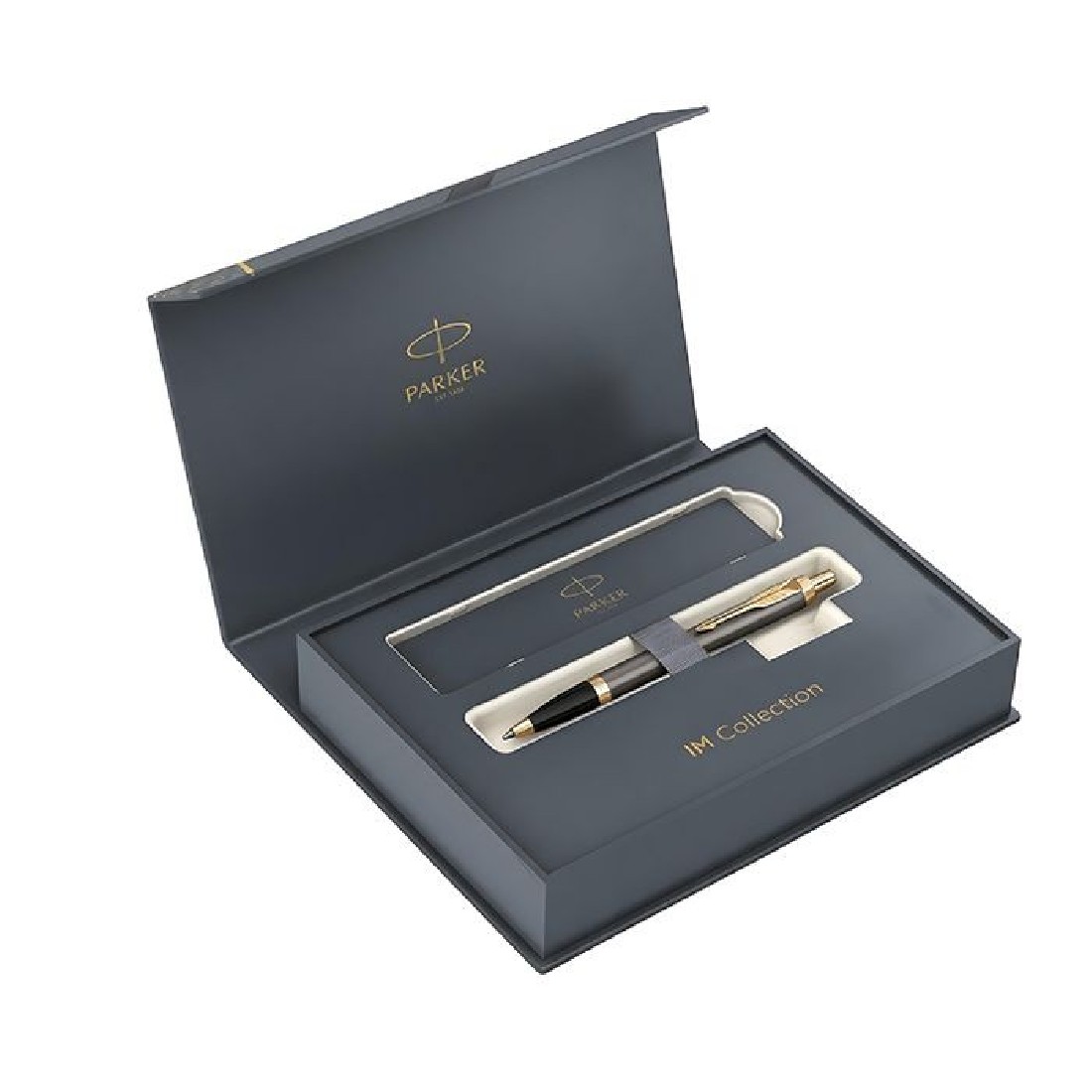 Parker IM Core Grey GT Ballpen Gift Pack
