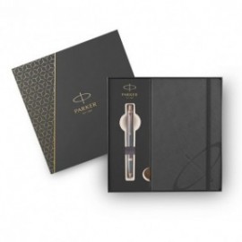 Parker IM Slate PGT Set Ballpen and Notebook