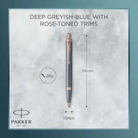 Parker IM Slate PGT Set Ballpen and Notebook