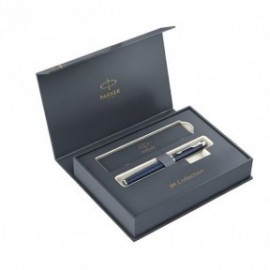 Parker IM Core Blue CT Rollerball Gift Pack