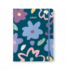 Filofax Ultimate Life Companion A5 Planner Bloom Deep Teal 2027 27-68316