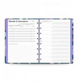 Filofax Ultimate Life Companion A5 Planner Bloom Deep Teal 2027 27-68316