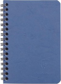 Clairefontaine 785964C Spiral Book, Prediction Bag Portrait Notebook, 9.5 x 14 cm, 5-He Pack, 50 Sheet, Blue