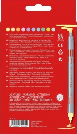 Faber Castell 151112 Felt Tip Pen Set Pastel 10 Double Fibre Tip Pens