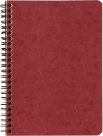 Clairefontaine Rhodia spiral  notebook A5 14,8X21cm, ruled, 90gsm, 120 pages, 785662C Red