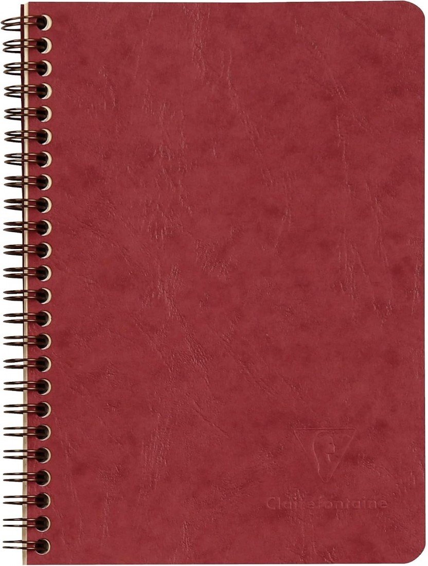 Clairefontaine Rhodia spiral  notebook A5 14,8X21cm, ruled, 90gsm, 120 pages, 785662C Red