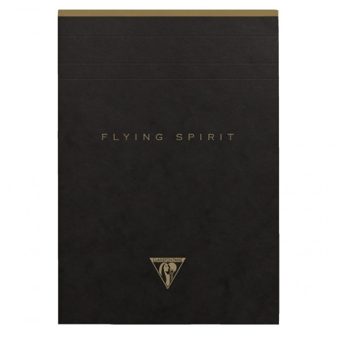 Clairefontaine Rhodia notepad, A5 21x14,8cm, Flying spirit, 140 pages, Lined, ivoire paper 90gr, black craft cover,102636