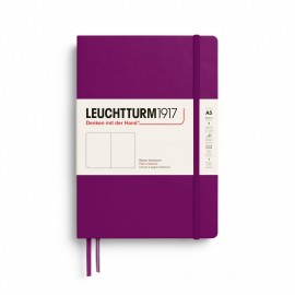 Leuchtturm 1917 ruled notebook, A5, hard cover, Burgundy