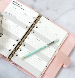 Refill Personal 2027 Ultimate Life Companion Week on two Pages 27-68319 Filofax