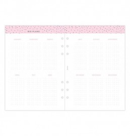 Refill A5 2027 Confetti Week on Two Pages 27-68591 Filofax