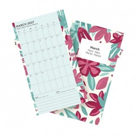 Refill Personal 2027 Floral Illustrated Diary Refill Pack 27-6341 Filofax