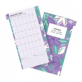 Refill Personal 2027 Floral Illustrated Diary Refill Pack 27-6341 Filofax