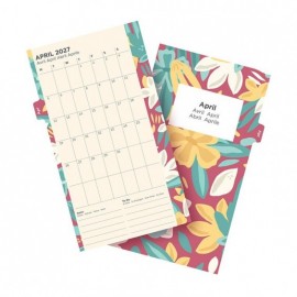 Refill Personal 2027 Floral Illustrated Diary Refill Pack 27-6341 Filofax
