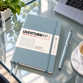 Leuchtturm 1917 notebook hard cover, lined, 251 pages, 80gsm, Dove 400881