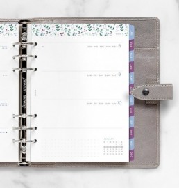 Refill A5 2027 Garden Week on Two Pages 26-68592  Filofax