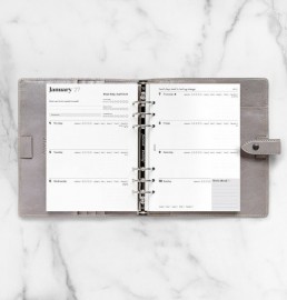 Refill A5 2027 Ultimate Life Companion Week on two Pages 27-68318 Filofax