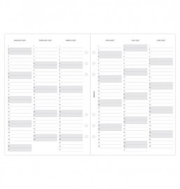 Refill A5 2027 Ultimate Life Companion Week on two Pages 27-68318 Filofax