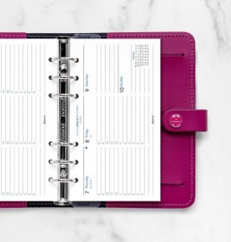 Refill 2027 Personal Week Horizontal On Two Pages 27-68420 Filofax