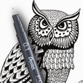 Pentel Pointliner Pen S20P Sanguine