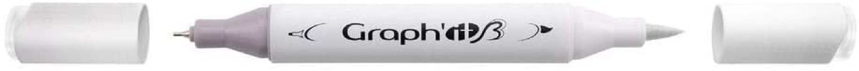 Μαρκαδόροι Οινοπνεύματος με Διπλή Μύτη Πινέλο GI80113 Graphit
