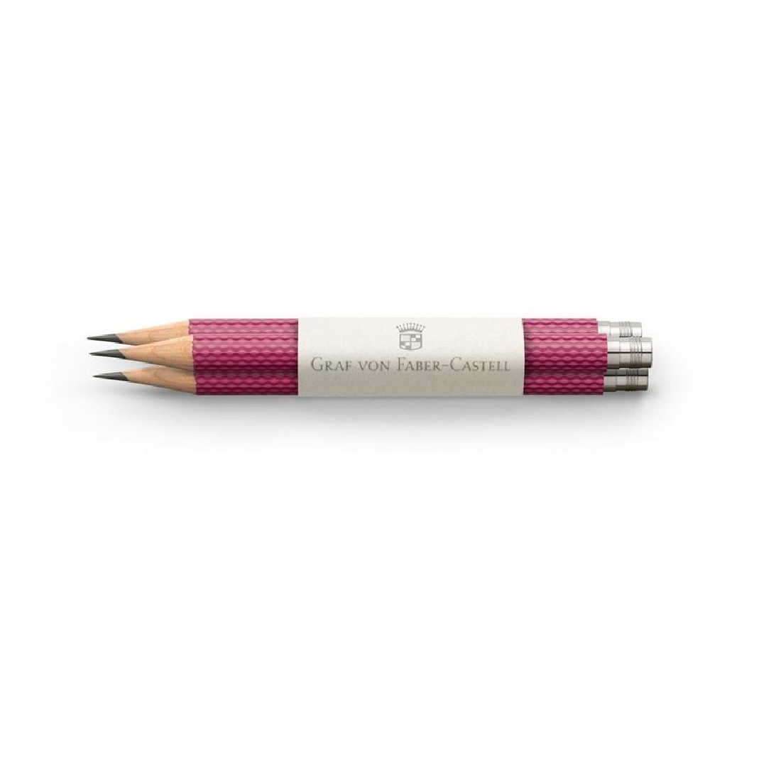 3 pocket pencils Guilloche, Electric Pink, 118662  Graf Von Faber Castell