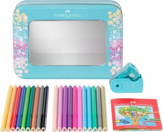 Coloring pencils (Ξυλομπογιές) Sparkle Metal 20 colors with sharpener 201641 Faber Castell