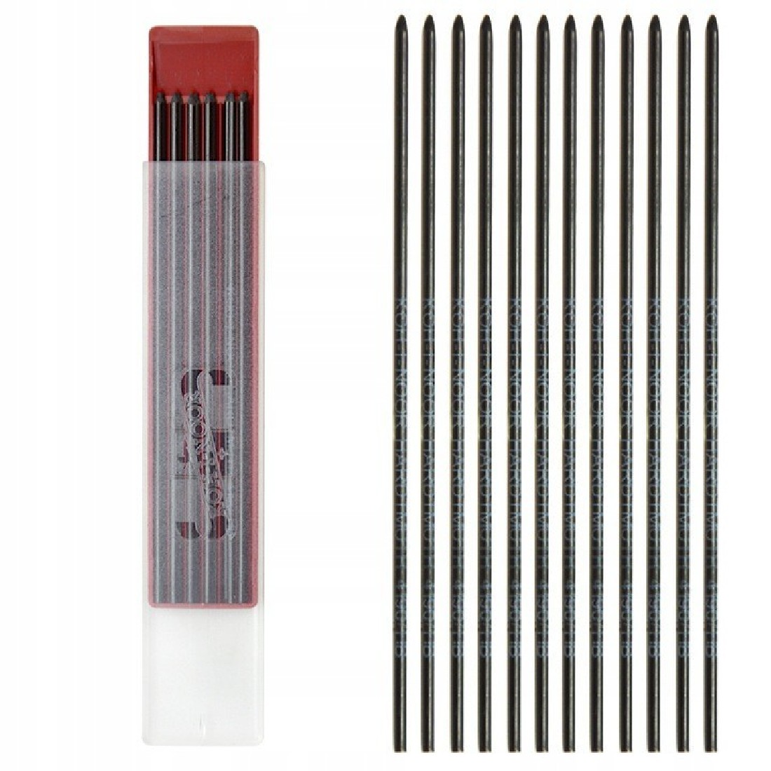 Graphite Leads 4190 2mm 5B, 12pcs, ΚΟΗ-Ι-NOOR