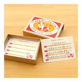 Retro Diary Matchbox Memo (Pandas bakery) LM159