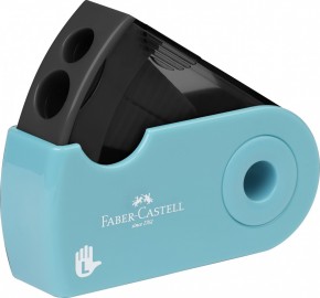 Ξύστρα Διπλή L για αριστερόχειρες  Sleeve Turqoise 182770 Faber Castell