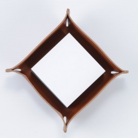 Memo Holder Stackable Matone recycled leather Vacavaliente