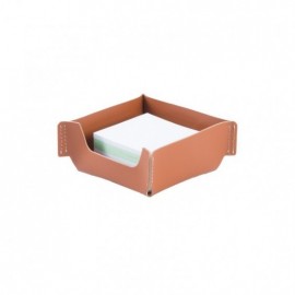 Memo Holder Stackable Matone recycled leather Vacavaliente