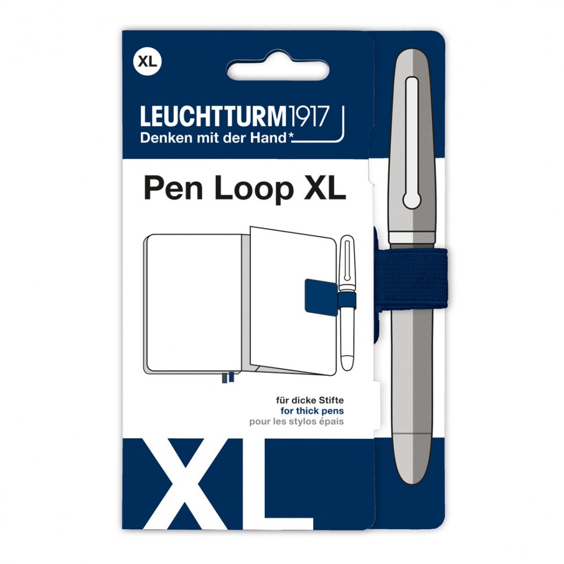 Leuchtturm 1917 Pen Loop, XL Navy