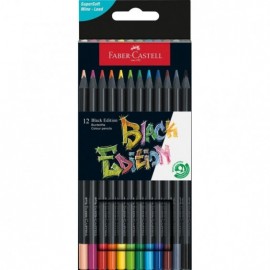 Faber Castell Colour Pencils Black Edition 12pcs 116412