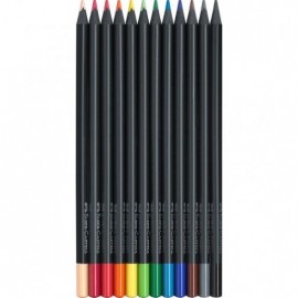 Faber Castell Colour Pencils Black Edition 12pcs 116412